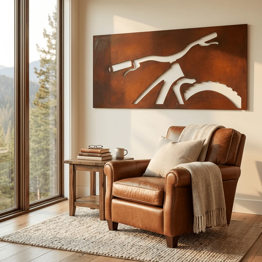 Off Trail - Metal Wall Art - Oxide - Image 2