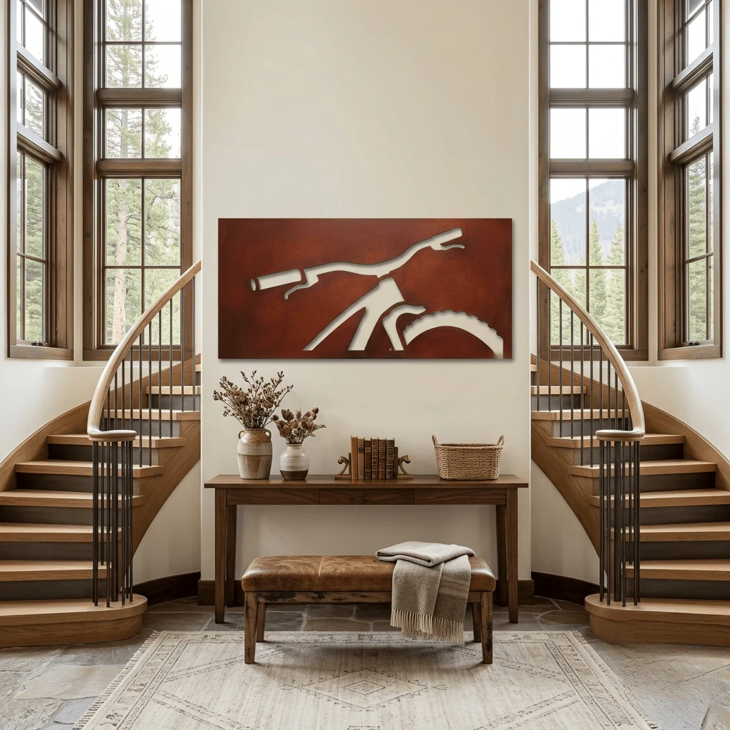 Off Trail - Metal Wall Art - Oxide - Image 5