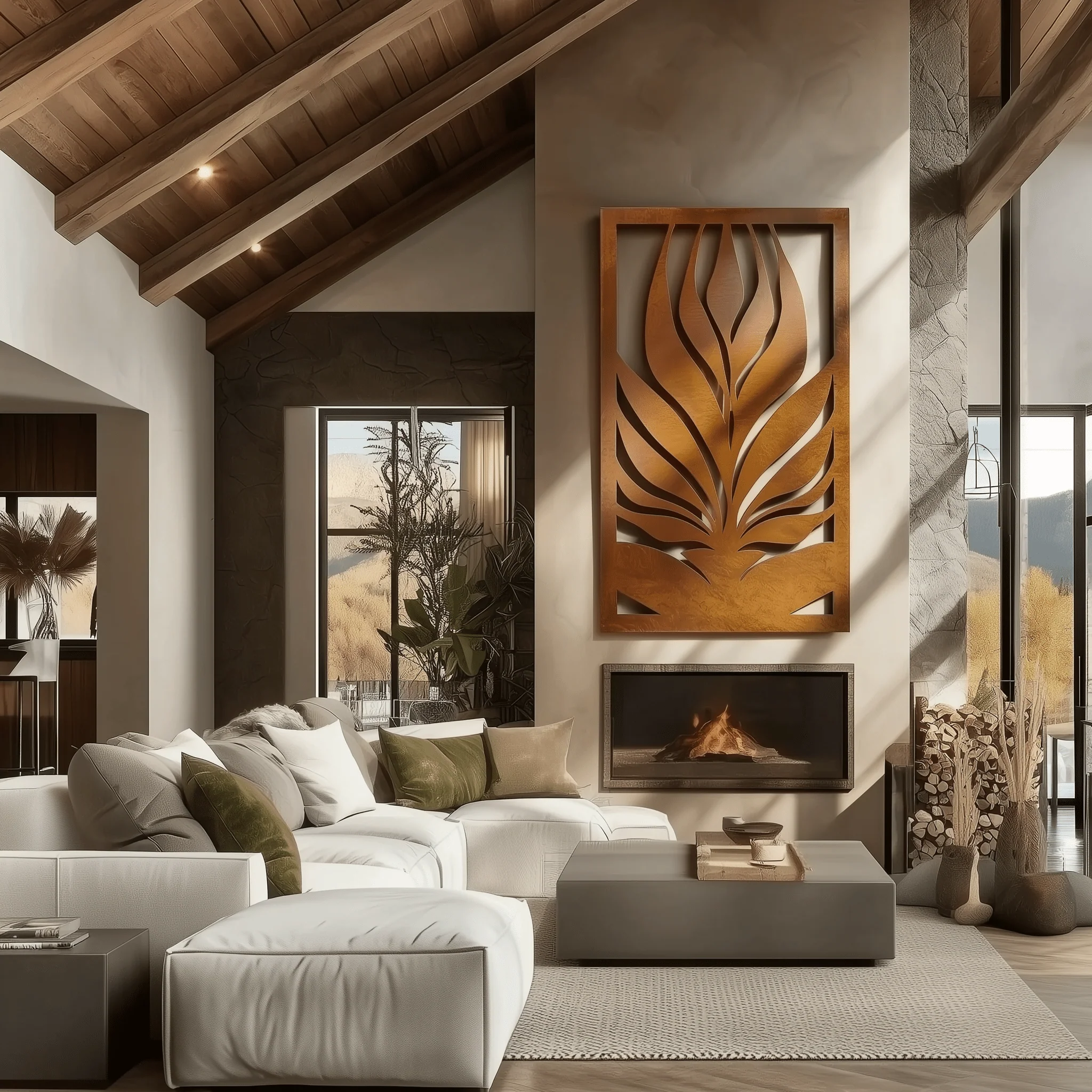 The Agave - Metal Wall Art - Oxide - Image 3