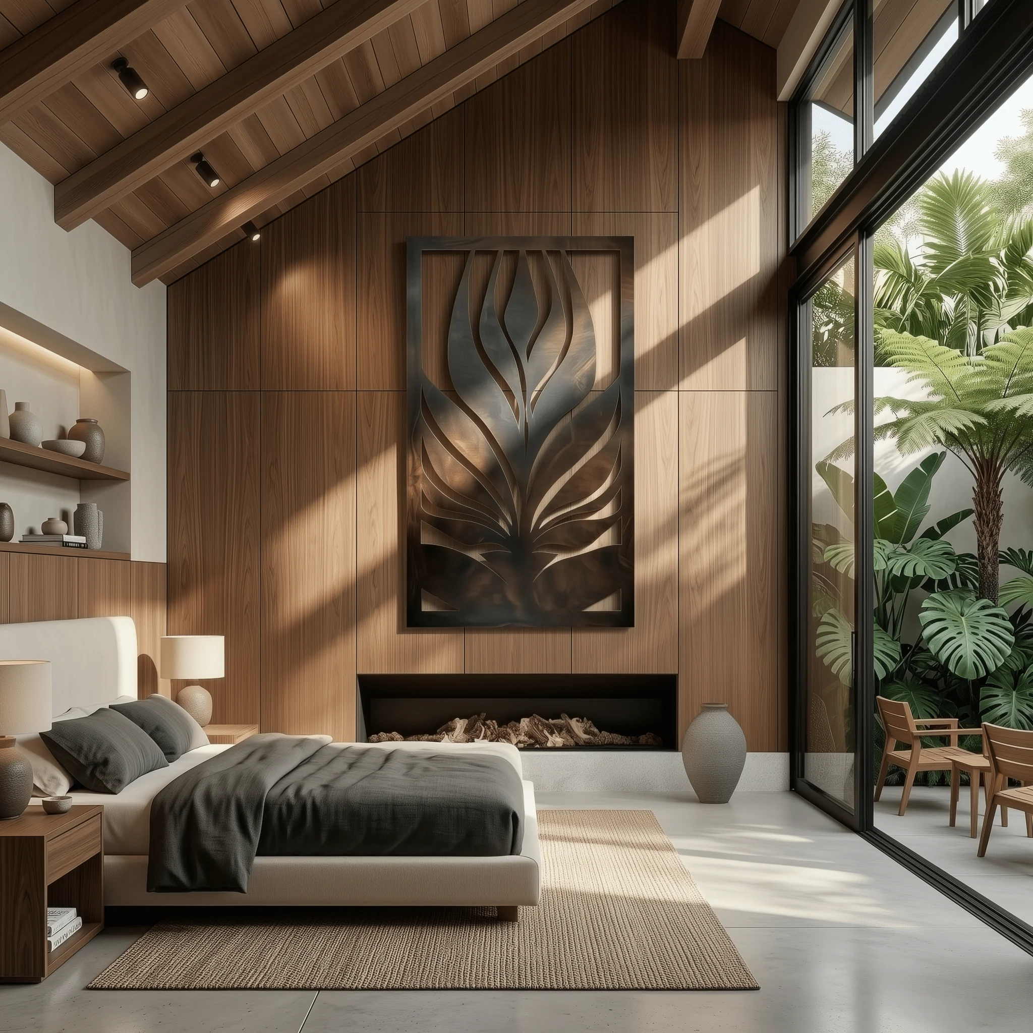 The Agave - Metal Wall Art - Umber - Image 2