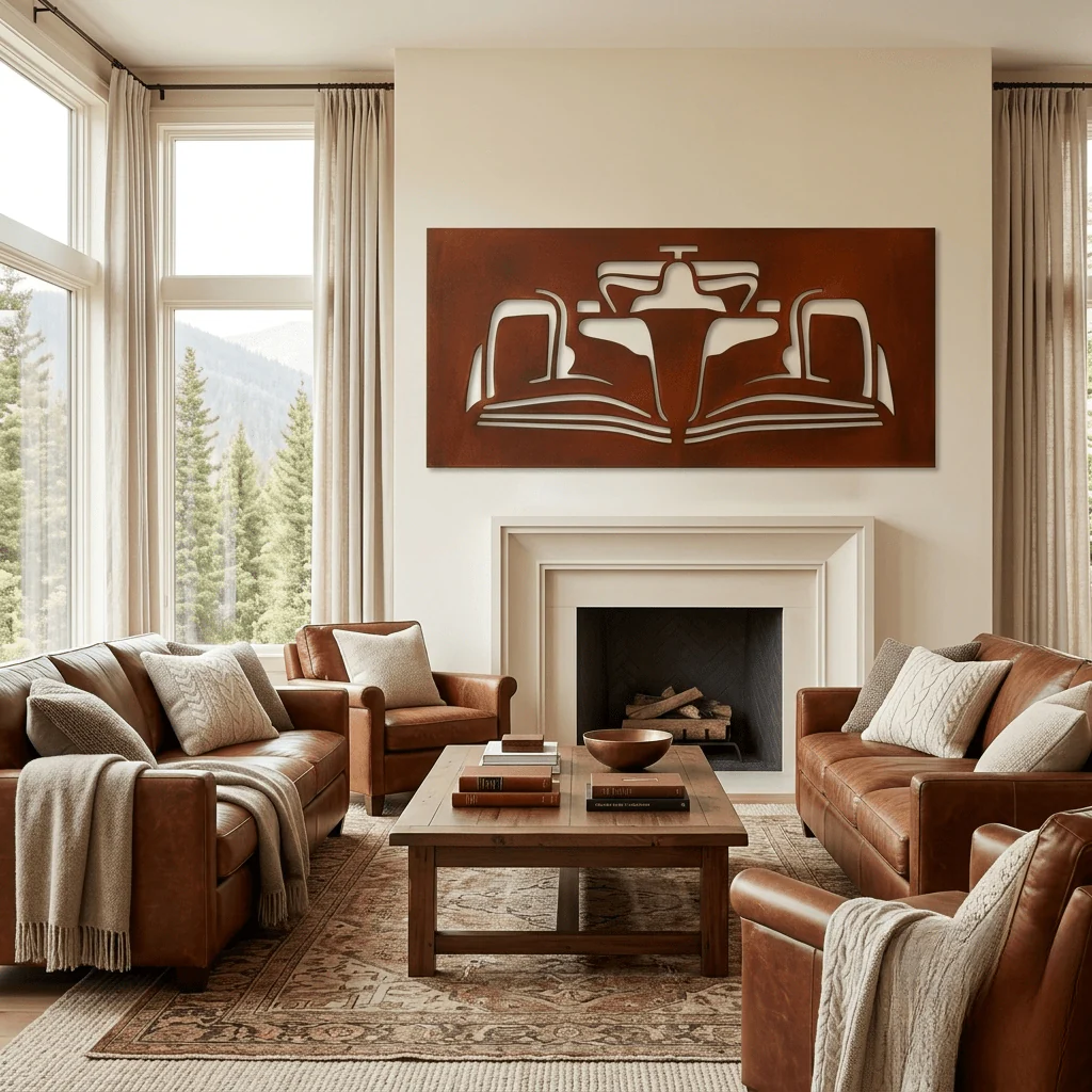 The Apex - Metal Wall Art - Oxide