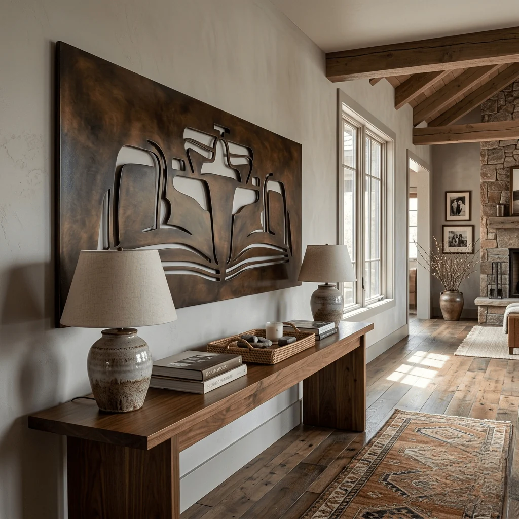 The Apex - Metal Wall Art - Umber - Image 3