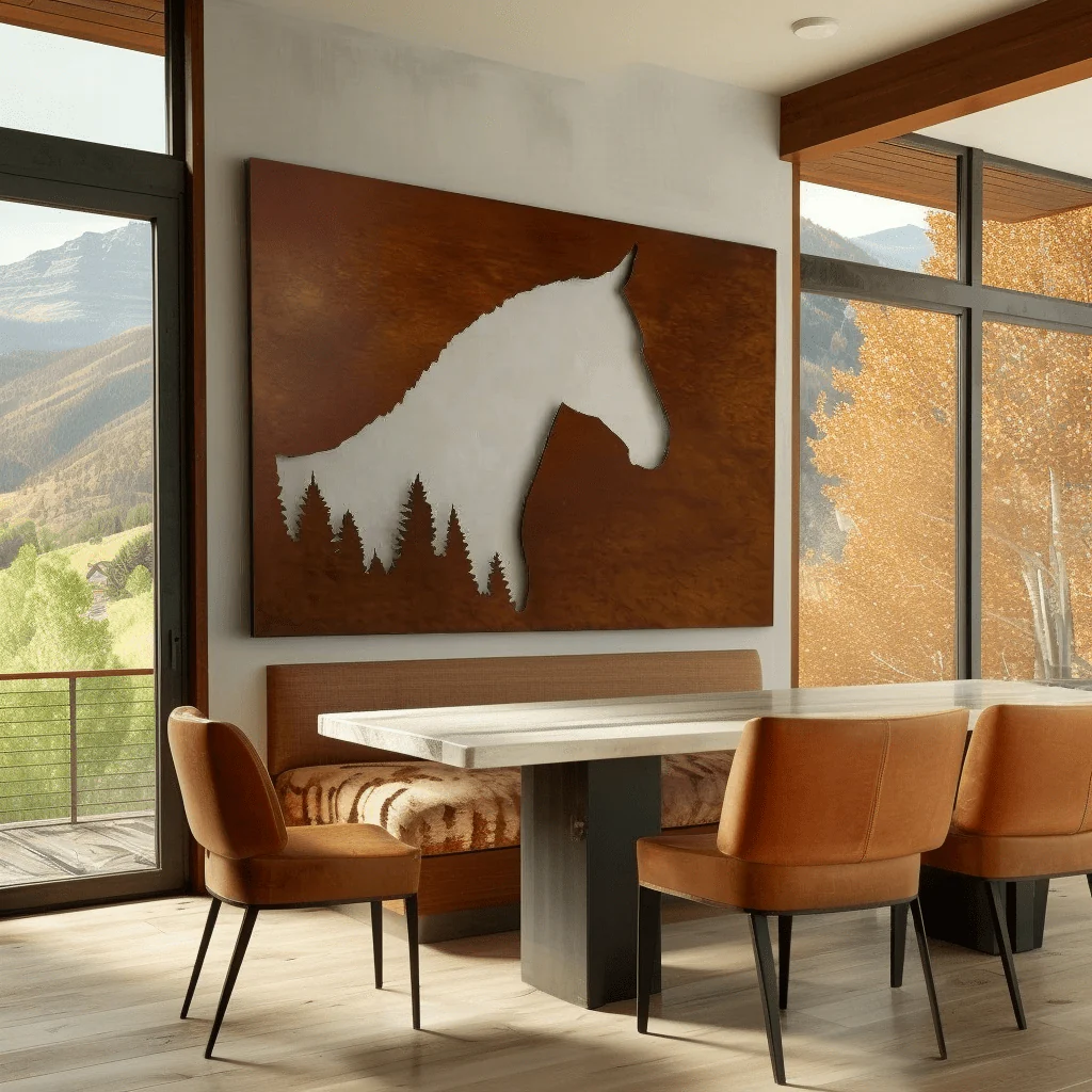 The Appaloosa - Metal Wall Art - Oxide