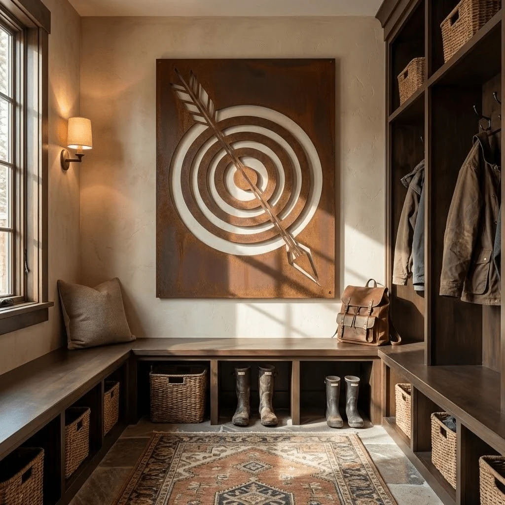 The Archer - Metal Wall Art - Oxide