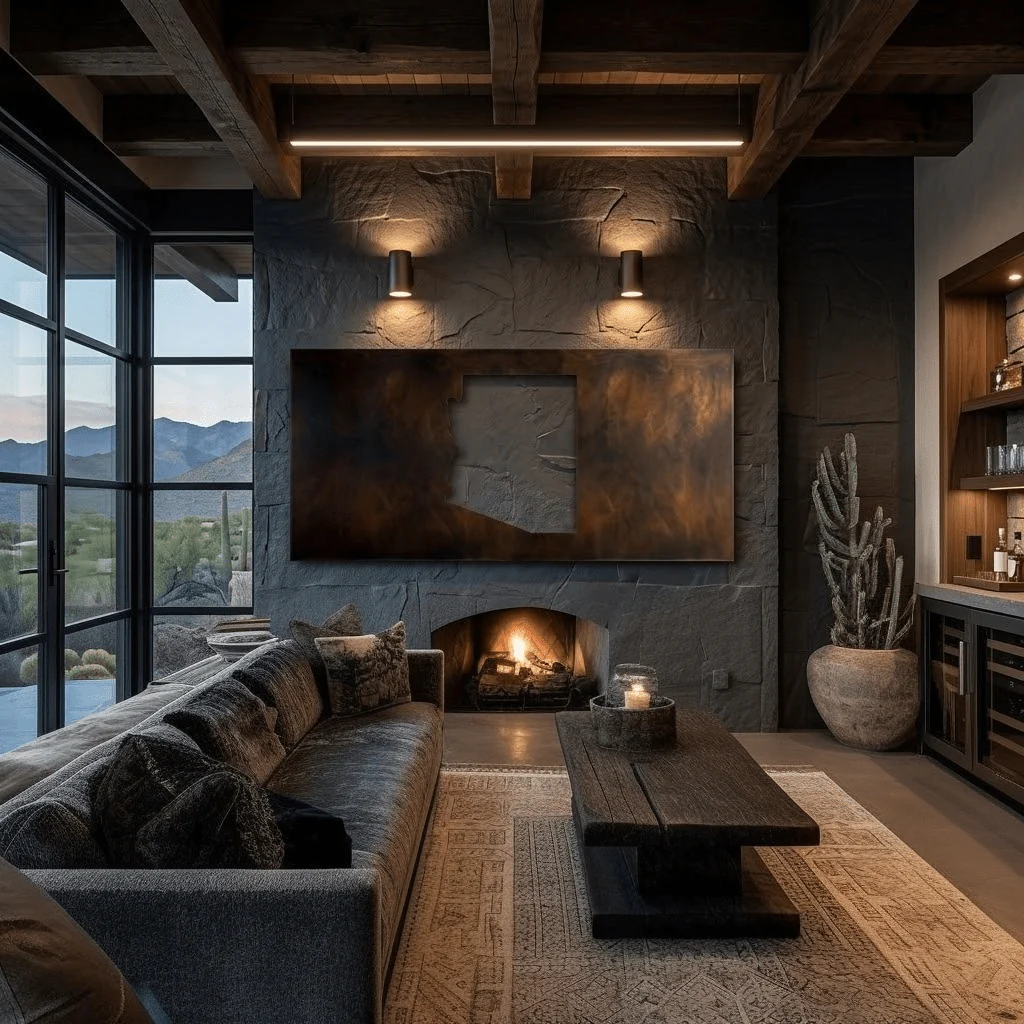 The Arizona - Metal Wall Art - Umber