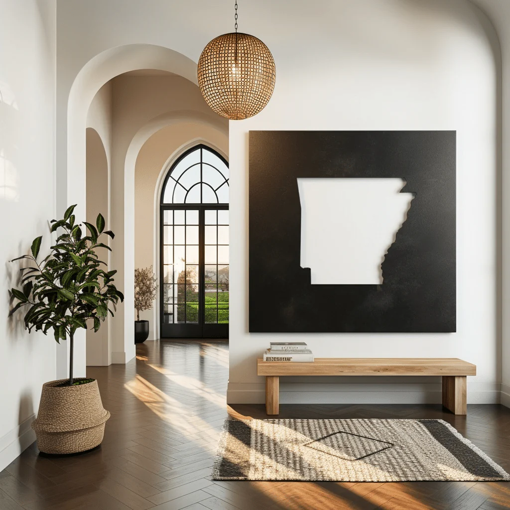 The Arkansas - Metal Wall Art - Forge - Image 2
