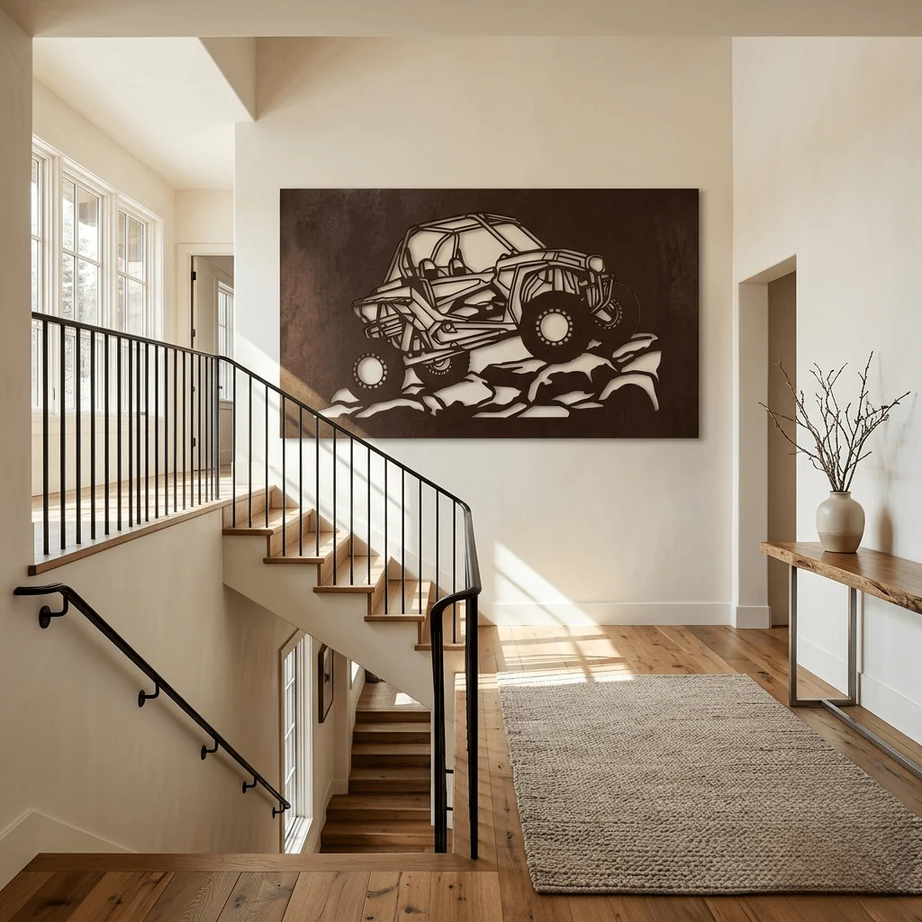 The ATV - Metal Wall Art - Umber - Image 3