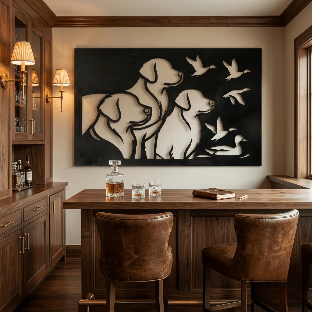 The Autumn Retrieve - Metal Wall Art - Forge - Image 3