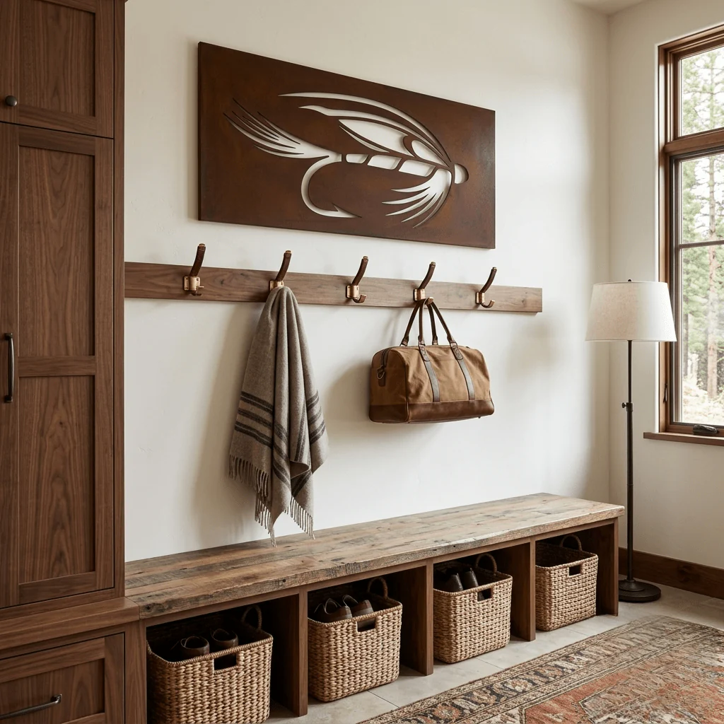 The Backcast - Metal Wall Art - Oxide