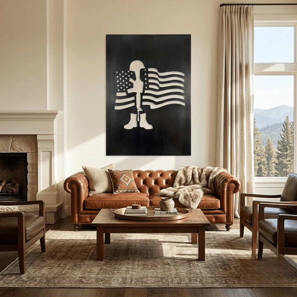 The Battle Cross - Metal Wall Art - Forge