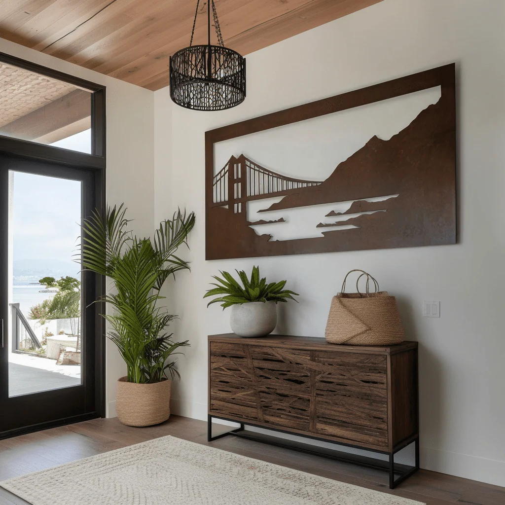 The Bayline - Metal Wall Art - Oxide - Image 3