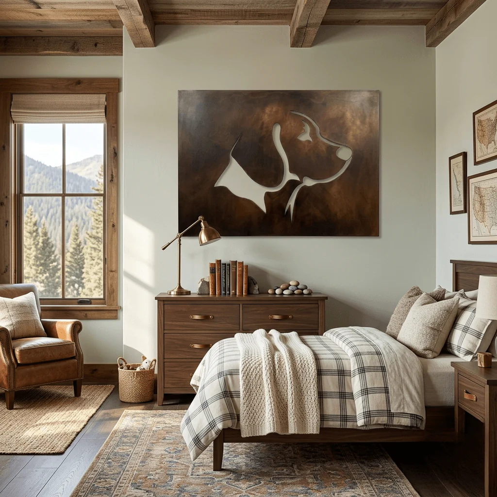 The Beagle - Metal Wall Art - Umber - Image 2
