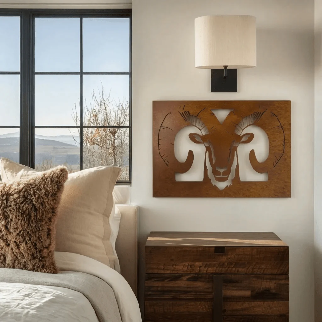 The Bighorn Sheep - Metal Wall Art - Oxide - Image 2