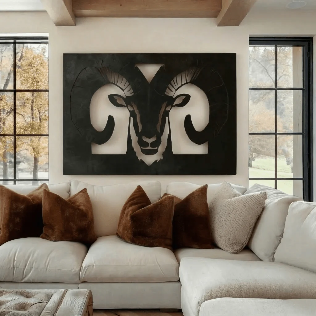 The Bighorn Sheep - Metal Wall Art - Forge