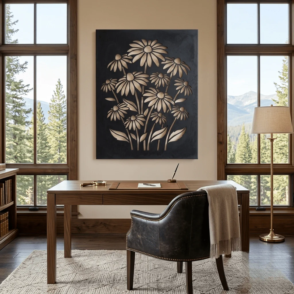 The Black Eyed Susans - Metal Wall Art - Forge - Image 3