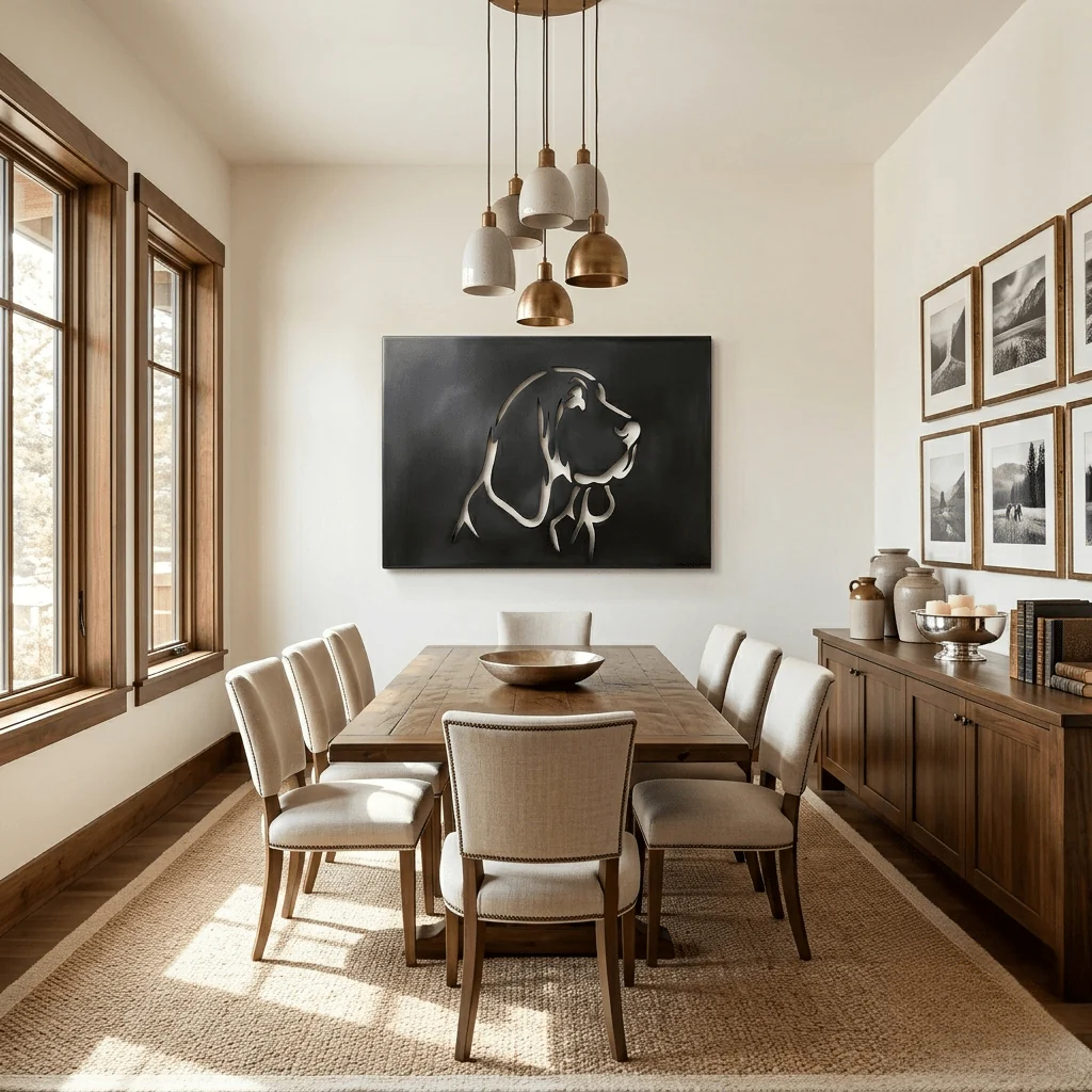 The Bloodhound - Metal Wall Art - Forge