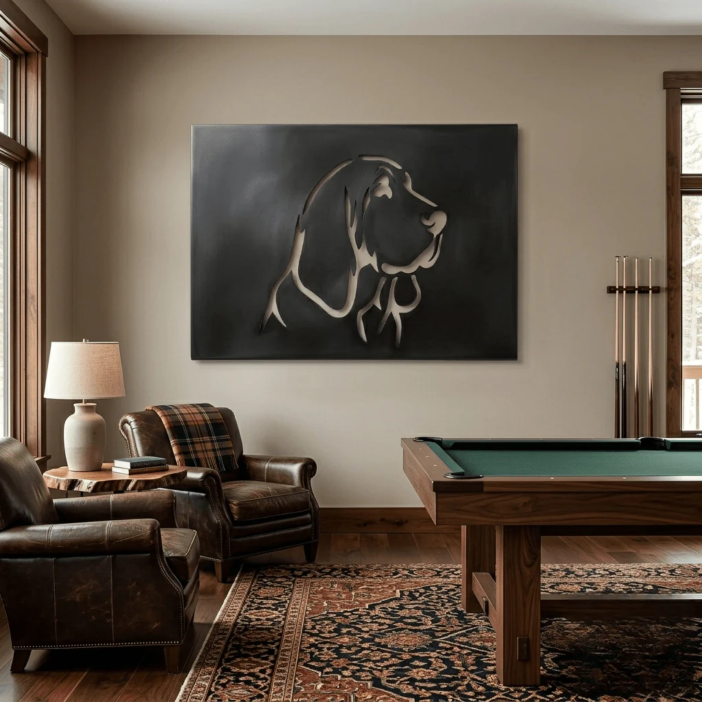 The Bloodhound - Metal Wall Art - Forge - Image 4