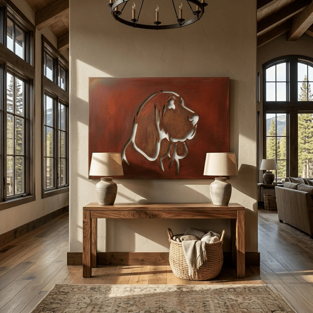 The Bloodhound - Metal Wall Art - Oxide - Image 5