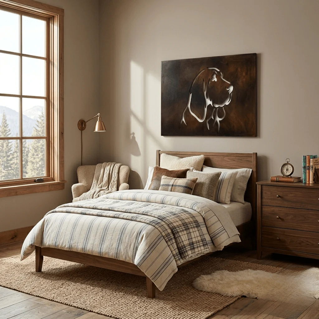 The Bloodhound - Metal Wall Art - Umber - Image 5