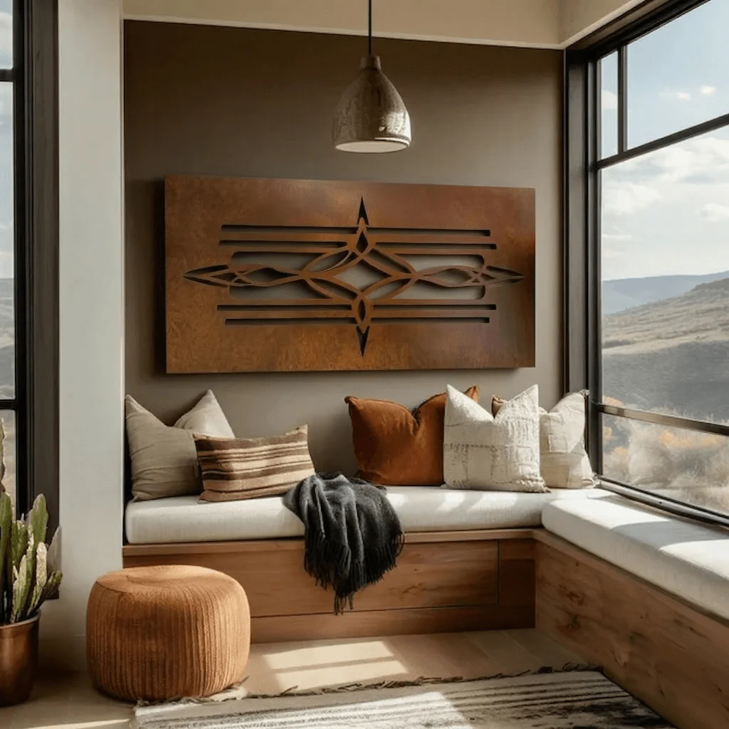 The Bordado - Metal Wall Art - Oxide - Image 3