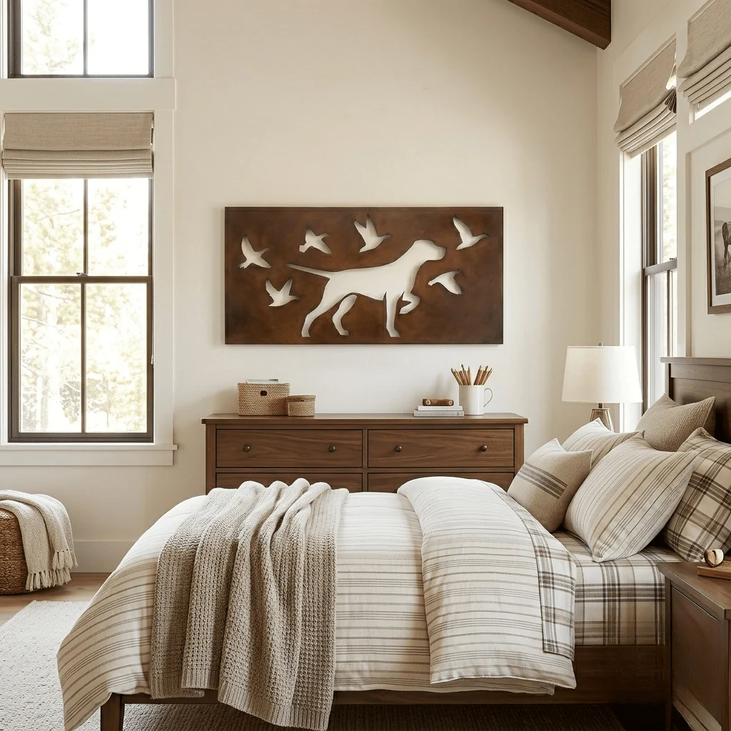 The Buddy - Metal Wall Art - Umber