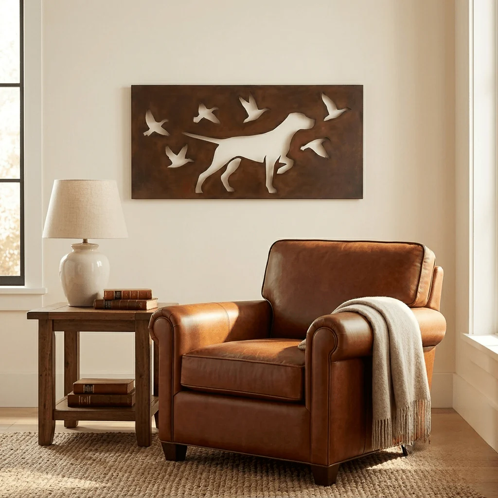 The Buddy - Metal Wall Art - Umber - Image 3
