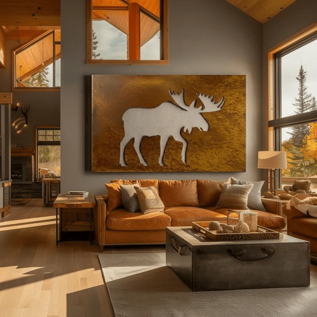The Bullmark - Metal Wall Art - Oxide