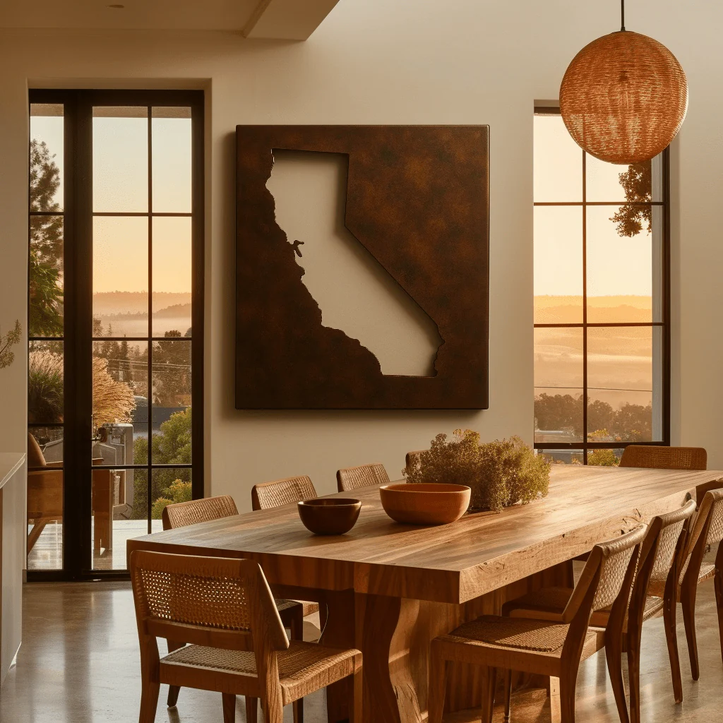 The California - Metal Wall Art - Umber - Image 2