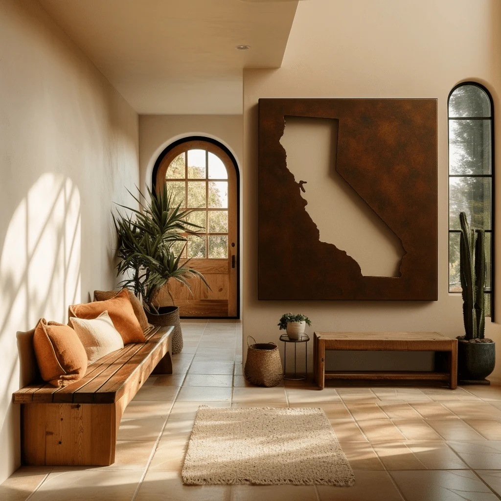 The California - Metal Wall Art - Umber - Image 3