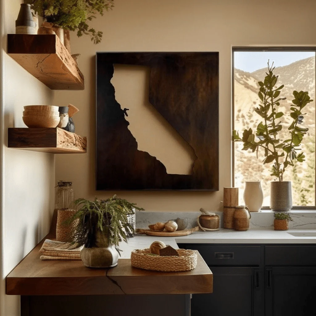 The California - Metal Wall Art - Umber - Image 4