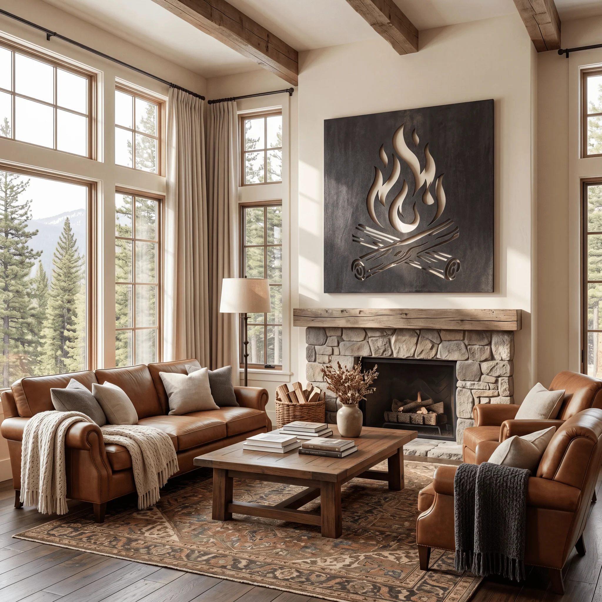 The Campfire - Metal Wall Art - Forge - Image 3