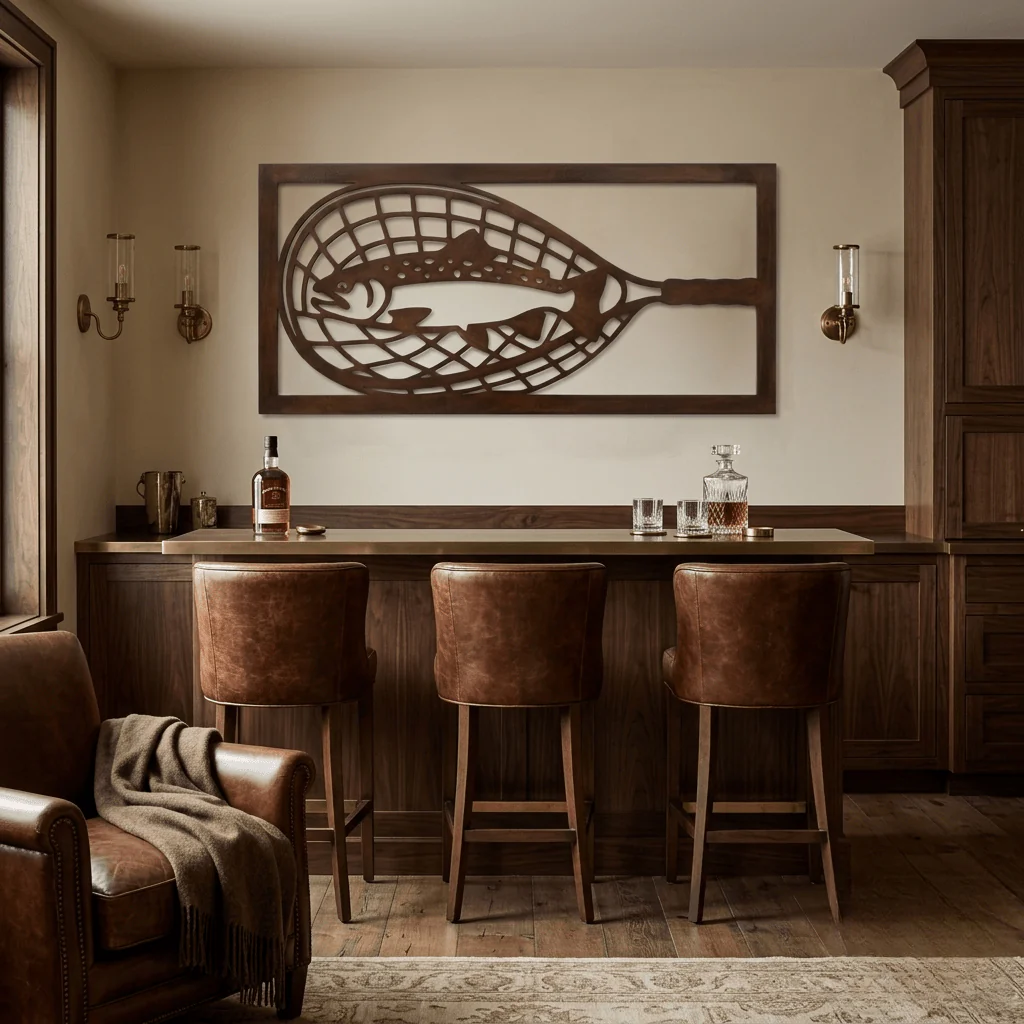 The Catch - Metal Wall Art - Umber - Image 2