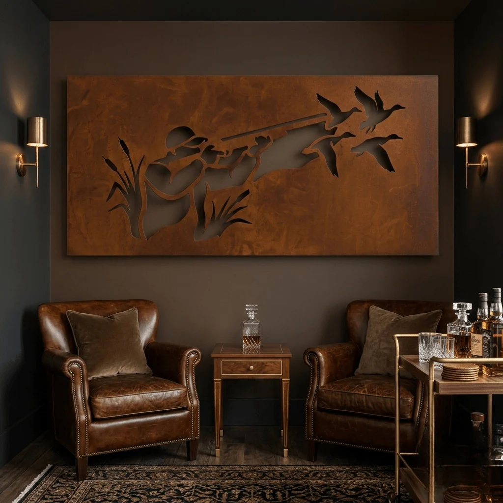 The Cattail Country - Metal Wall Art - Oxide - Image 3