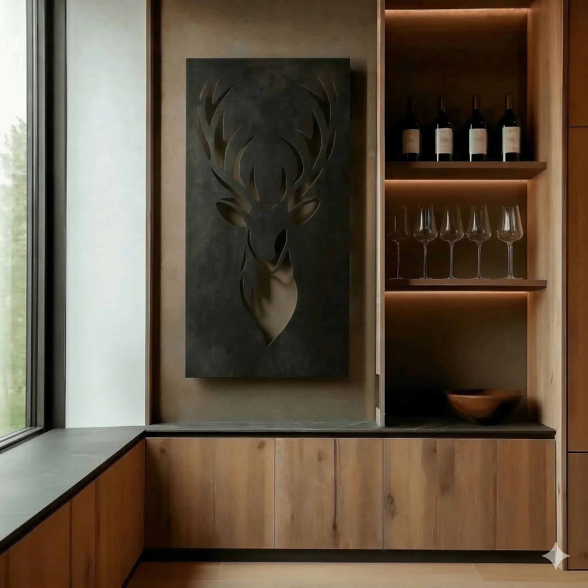 The Chital - Metal Wall Art - Forge - Image 3