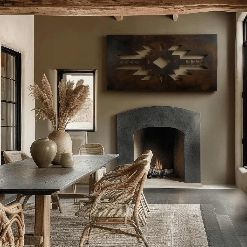 The Cielo - Metal Wall Art - Umber