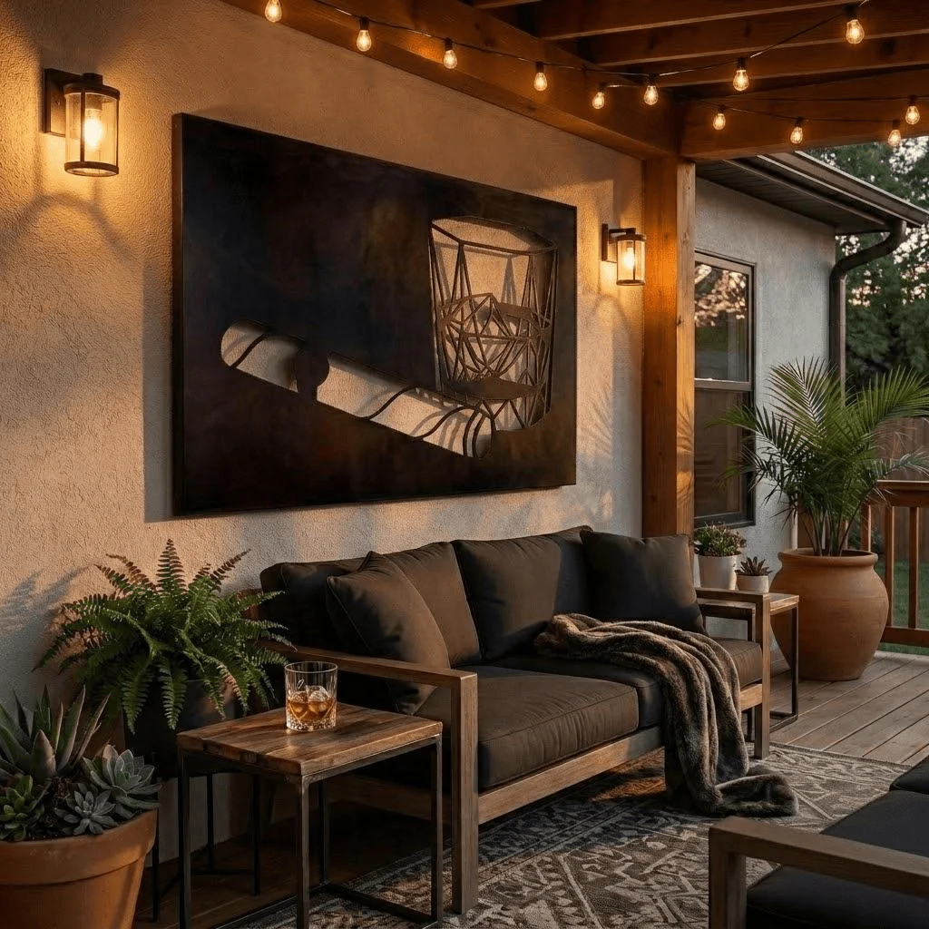 The Cigar - Metal Wall Art - Umber - Image 3