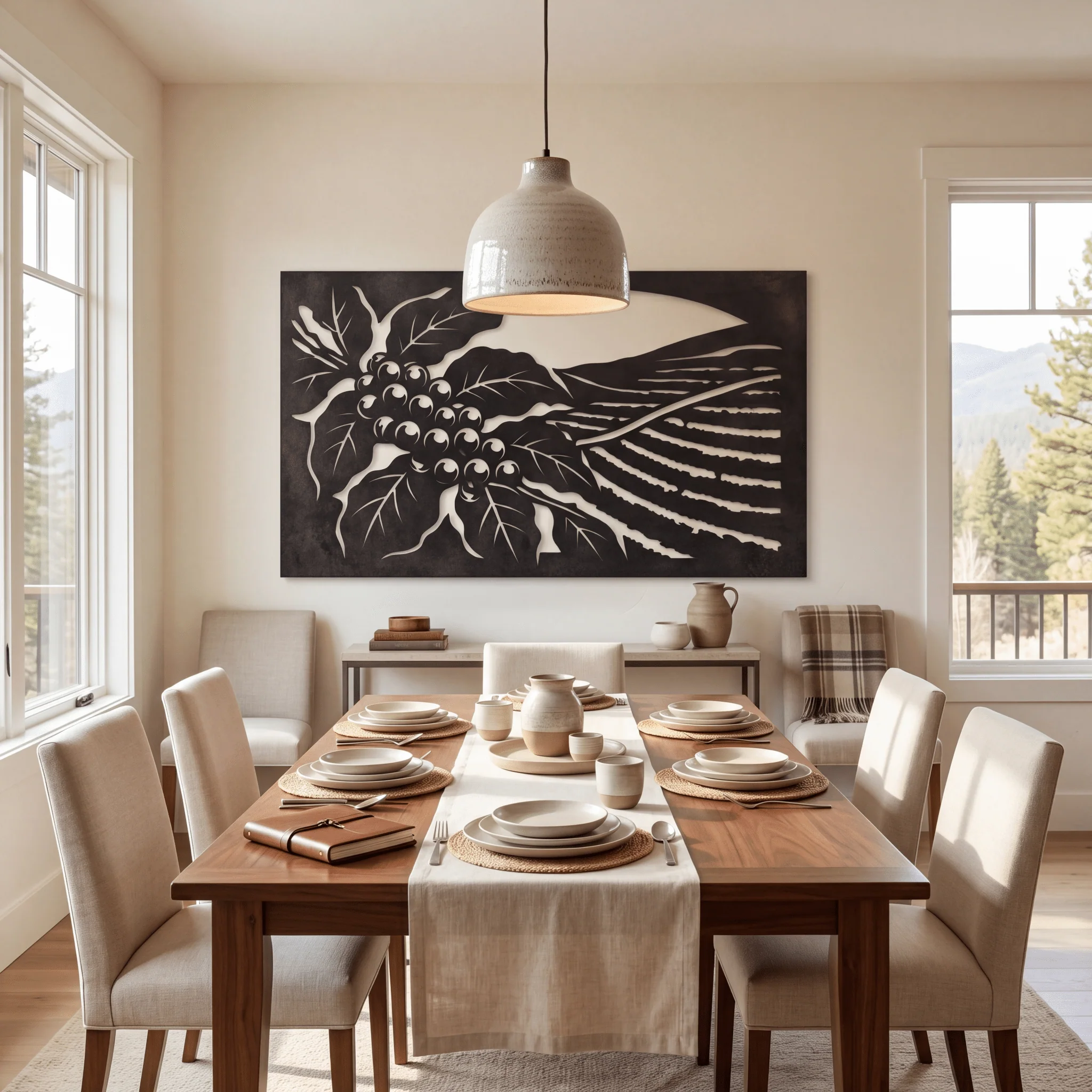 The Coffee Plantation - Metal Wall Art - Forge - Image 3
