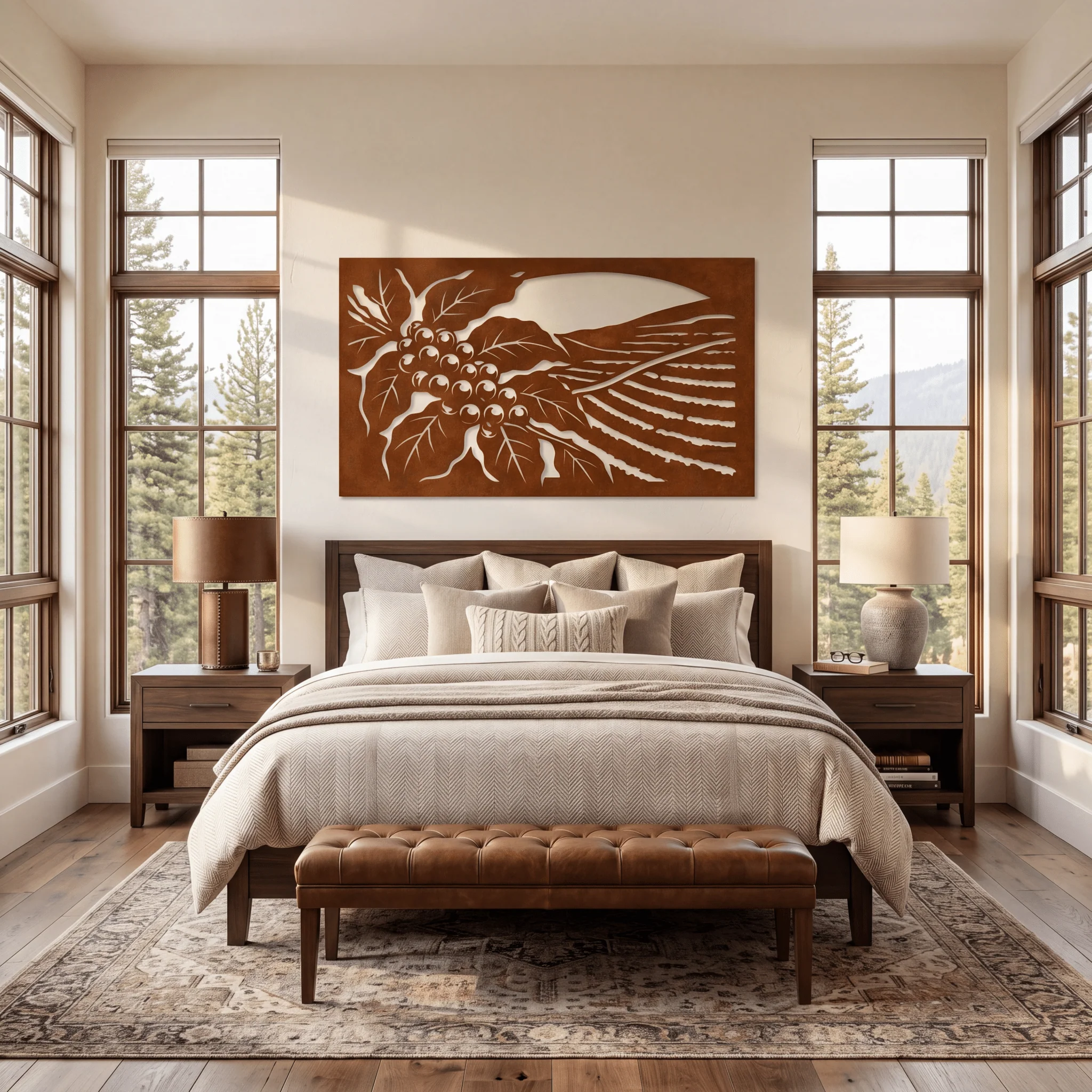 The Coffee Plantation - Metal Wall Art - Oxide - Image 3