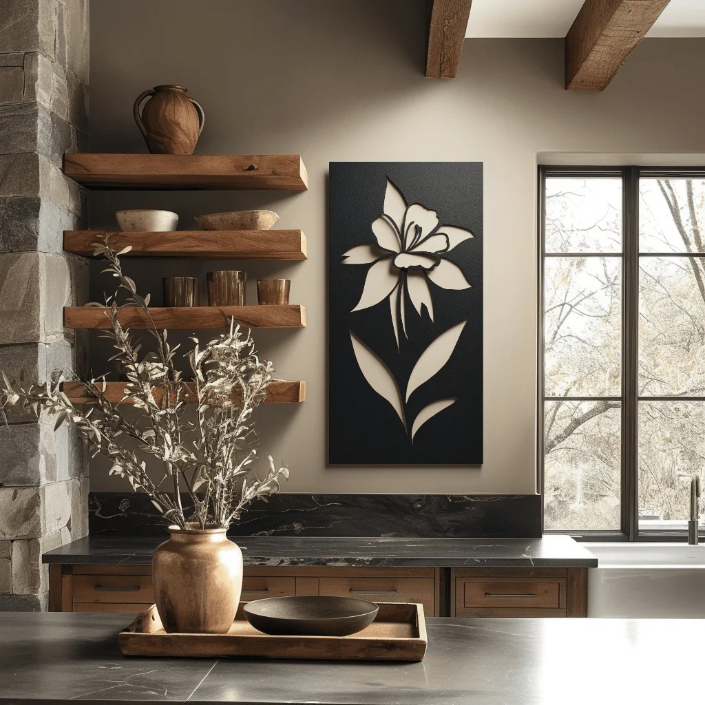 The Colorado Rocky Mountain Columbine - Metal Wall Art - Forge