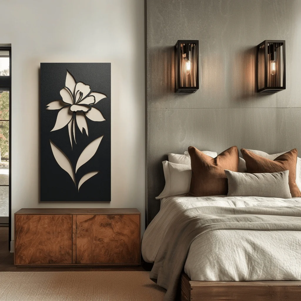 The Colorado Rocky Mountain Columbine - Metal Wall Art - Forge - Image 2