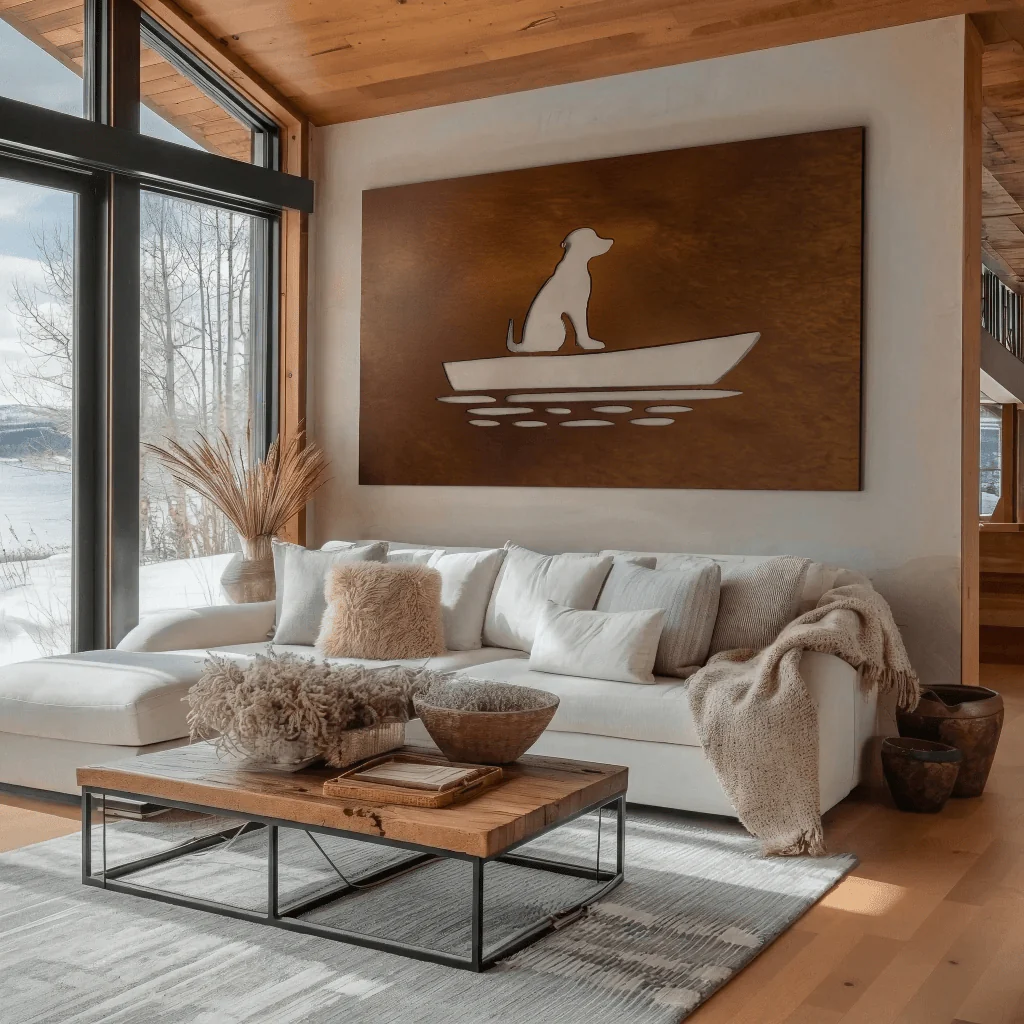 The Companion - Metal Wall Art - Oxide