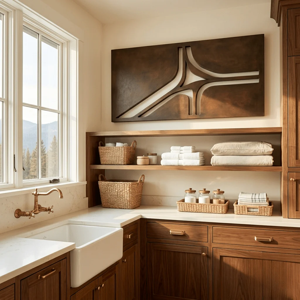 The Continuum - Metal Wall Art - Umber
