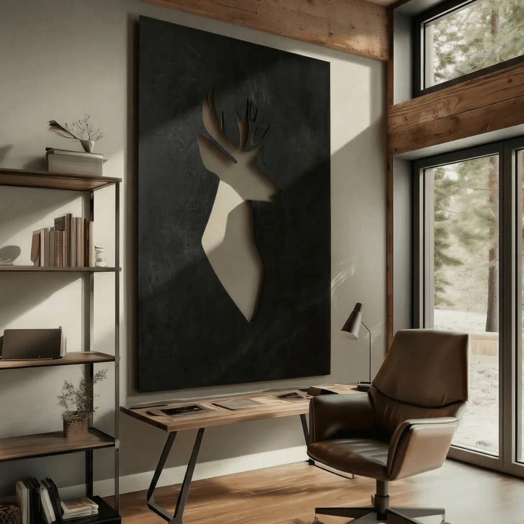 The Crownwood - Metal Wall Art - Forge