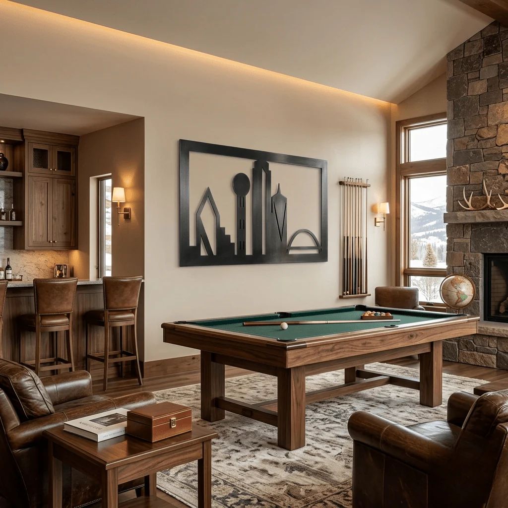 The Dallas Skyline - Metal Wall Art - Forge