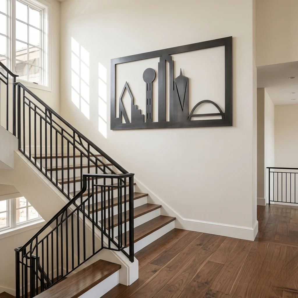 The Dallas Skyline - Metal Wall Art - Forge - Image 4
