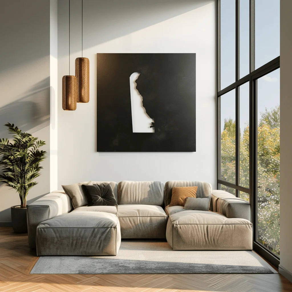 The Delaware - Metal Wall Art - Forge