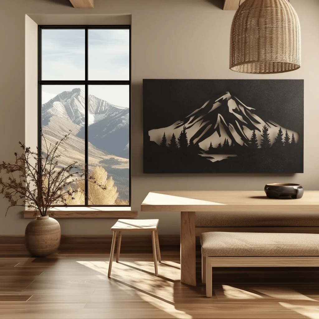 The Denali - Metal Wall Art - Forge - Image 2