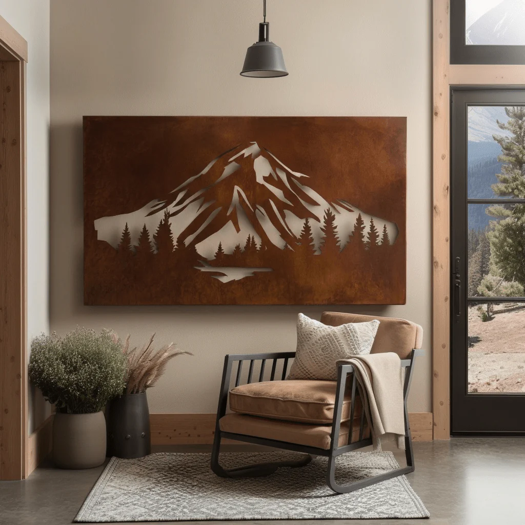 The Denali - Metal Wall Art - Oxide