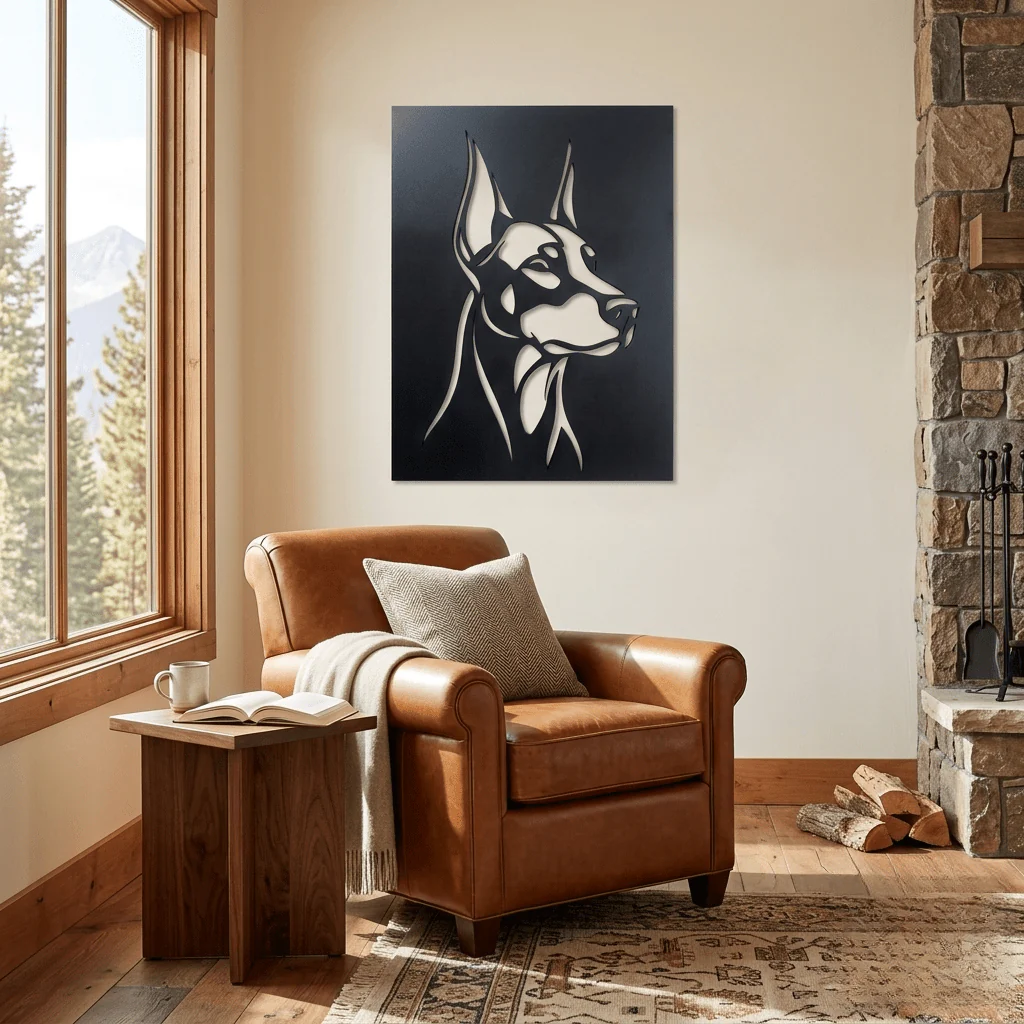 The Doberman - Metal Wall Art - Forge - Image 2
