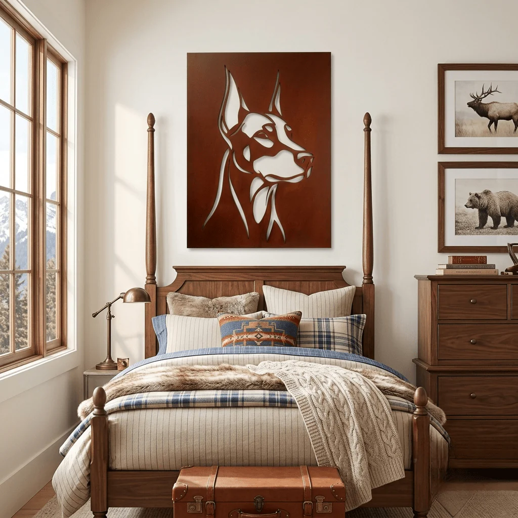 The Doberman - Metal Wall Art - Oxide - Image 3